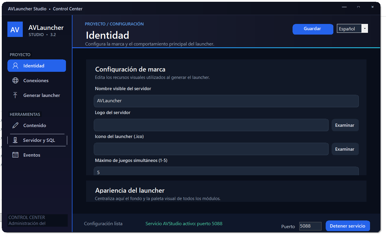AVLauncher Studio